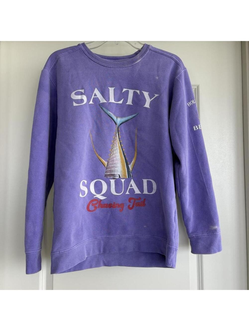 Fisherman Salty Crewneck Sweatshirt
